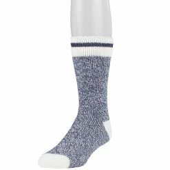 Men's Heat Holders Thermal Block Twist Crew Socks -Outdoor Clothing Sales 2667507 Navy