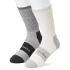 Men's Columbia 2-pack Wool-Blend Socks -Outdoor Clothing Sales 2699269 Black Gray