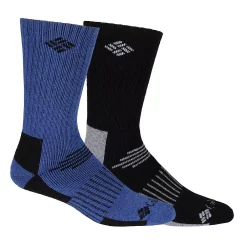 Men's Columbia 2-pack Wool-Blend Socks -Outdoor Clothing Sales 2699269 Blue Marl