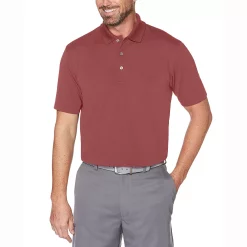 Men's Grand Slam Off Course Slim-Fit Textured Golf Polo -Outdoor Clothing Sales 3203708 Fig