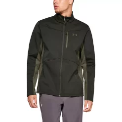 Men's Under Armour ColdGear® Infrared Shield Softshell Jacket -Outdoor Clothing Sales 3231164 Artillery Green