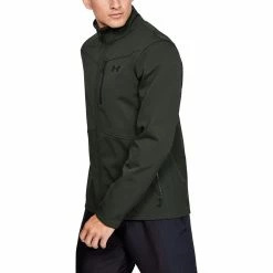 Men's Under Armour ColdGear® Infrared Shield Softshell Jacket -Outdoor Clothing Sales 3231164 Baroque Green