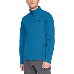 Men's Under Armour ColdGear® Infrared Shield Softshell Jacket -Outdoor Clothing Sales 3231164 Cruise Blue