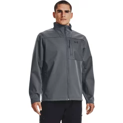 Men's Under Armour ColdGear® Infrared Shield Softshell Jacket -Outdoor Clothing Sales 3231164 Pitch Gray