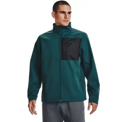 Men's Under Armour ColdGear® Infrared Shield Softshell Jacket -Outdoor Clothing Sales 3231164 Tourmaline Teal