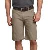 Men's Dickies Relaxed-Fit Lightweight Duck Carpenter Shorts -Outdoor Clothing Sales 3267910 Rinsed Desert Sand
