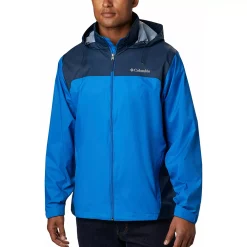 Men's Columbia Glennaker Packable Rain Jacket -Outdoor Clothing Sales 3395672 Blue Jay Columbia Navy