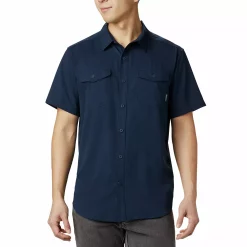Big & Tall Columbia Utilizer Button-Down Shirt -Outdoor Clothing Sales 3400449 Collegiate Navy
