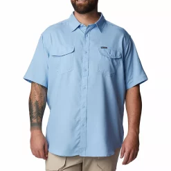 Big & Tall Columbia Utilizer Button-Down Shirt -Outdoor Clothing Sales 3400449 Jet Stream