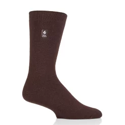Men's Heat Holders Ultra Lite Solid Performance Crew Socks -Outdoor Clothing Sales 3414228 Brown