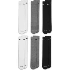 Men's Nike 6-pack Everyday Plus Cushion Crew Training Socks -Outdoor Clothing Sales 3570386 ALT