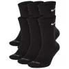 Men's Nike 6-pack Everyday Plus Cushion Crew Training Socks -Outdoor Clothing Sales 3570386 Black