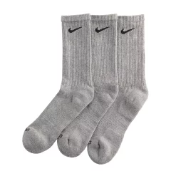 Big & Tall Nike Everyday Plus 3-pack Dri-FIT Cushion Crew Training Socks -Outdoor Clothing Sales 3571158 Grey