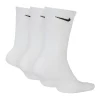 Big & Tall Nike Everyday Plus 3-pack Dri-FIT Cushion Crew Training Socks -Outdoor Clothing Sales 3571158 White