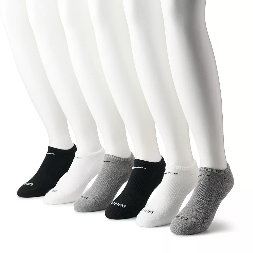 Men's Nike 3-pack Everyday Plus Cushion No-Show Training Socks 6 Men's Nike 3-pack Everyday Plus Cushion No-Show Training Socks - Image 4