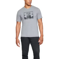 Men's Under Armour Boxed Sportstyle Tee -Outdoor Clothing Sales 3591775 Steel Graphite