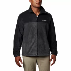 Men's Columbia Steens Mountain™ Full-Zip Fleece Jacket -Outdoor Clothing Sales 3592654 Black Grill