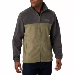 Men's Columbia Steens Mountain™ Full-Zip Fleece Jacket -Outdoor Clothing Sales 3592654 Stone Green