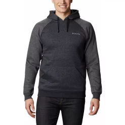 Men's Columbia Hart Mountain Hoodie -Outdoor Clothing Sales 3595641 Black Heather