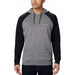 Men's Columbia Hart Mountain Hoodie -Outdoor Clothing Sales 3595641 Charcoal Heather Black