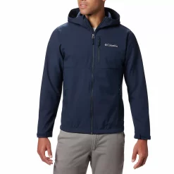 Men's Columbia Ascender Hooded Softshell Jacket -Outdoor Clothing Sales 3595932 Collegiate Navy