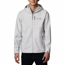 Men's Columbia Ascender Hooded Softshell Jacket -Outdoor Clothing Sales 3595932 Nimbus Gray