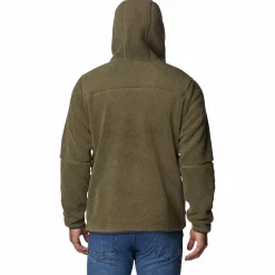 Men's Columbia Rugged Ridge Sherpa Quarter-Zip Pullover Hoodie -Outdoor Clothing Sales 3606427 ALT