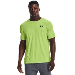 Big & Tall Under Armour Sportstyle Tee -Outdoor Clothing Sales 3610108 Lime Foam