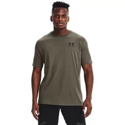 Big & Tall Under Armour Sportstyle Tee -Outdoor Clothing Sales 3610108 Victory Green