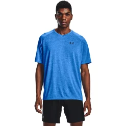 Big & Tall Under Armour Tech 2.0 V-Neck Tee -Outdoor Clothing Sales 3610455 Brilliant Blue