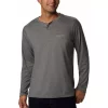 Big & Tall Columbia Thistletown Park Omni-Wick Henley -Outdoor Clothing Sales 3618459 Charcoal Heather