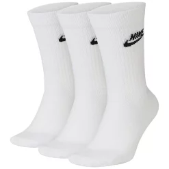 Men's Nike Everyday Essential Crew Socks -Outdoor Clothing Sales 3631965 White Black