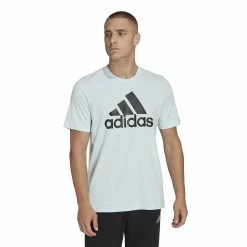 Big & Tall adidas Logo Tee -Outdoor Clothing Sales 3652880 Almost Blue