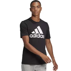 Big & Tall adidas Logo Tee -Outdoor Clothing Sales 3652880 Black