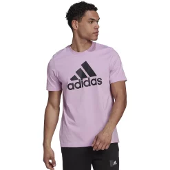 Big & Tall adidas Logo Tee -Outdoor Clothing Sales 3652880 Bliss Lilac
