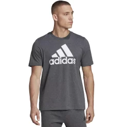 Big & Tall adidas Logo Tee -Outdoor Clothing Sales 3652880 Dark Gray White
