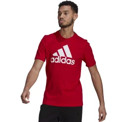 Big & Tall adidas Logo Tee -Outdoor Clothing Sales 3652880 Scarlet