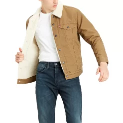Men's Levi's® Sherpa-Lined Trucker Jacket 12 Men's Levi's® Sherpa-Lined Trucker Jacket -Outdoor Clothing Sales 3753742 Cougar
