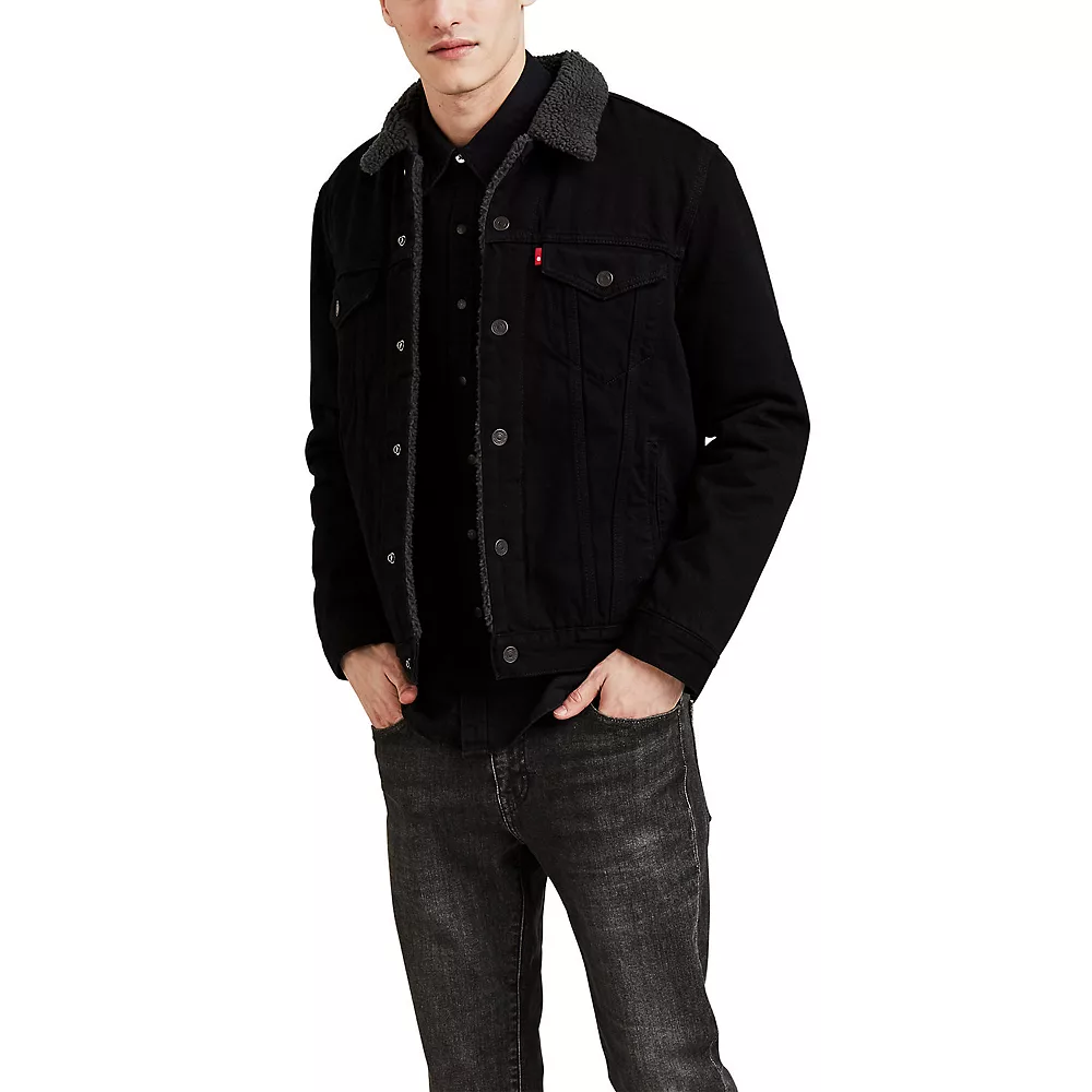 Men's Levi's® Sherpa-Lined Trucker Jacket 6 Men's Levi's® Sherpa-Lined Trucker Jacket - Image 4