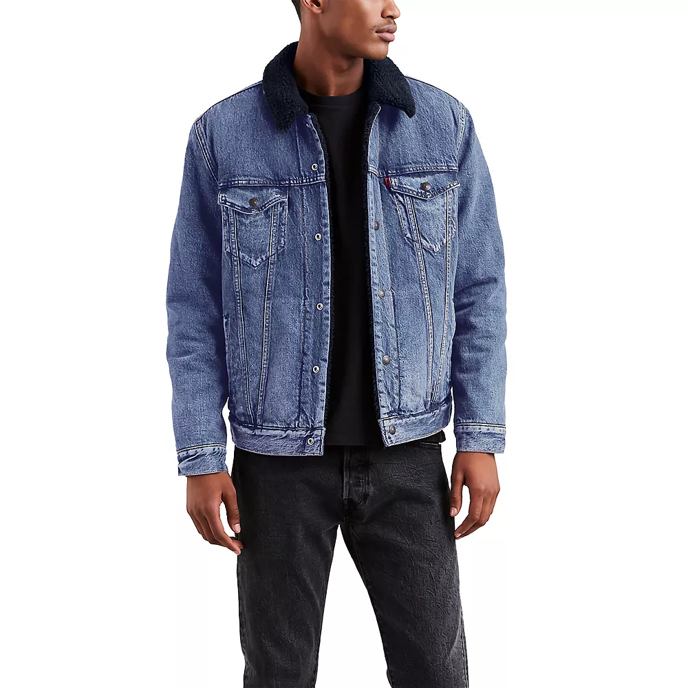 Men's Levi's® Sherpa-Lined Trucker Jacket 4 Men's Levi's® Sherpa-Lined Trucker Jacket - Image 2