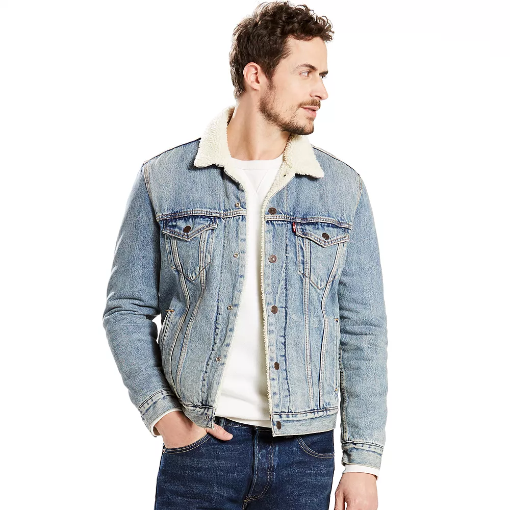 Men's Levi's® Sherpa-Lined Trucker Jacket 8 Men's Levi's® Sherpa-Lined Trucker Jacket - Image 6