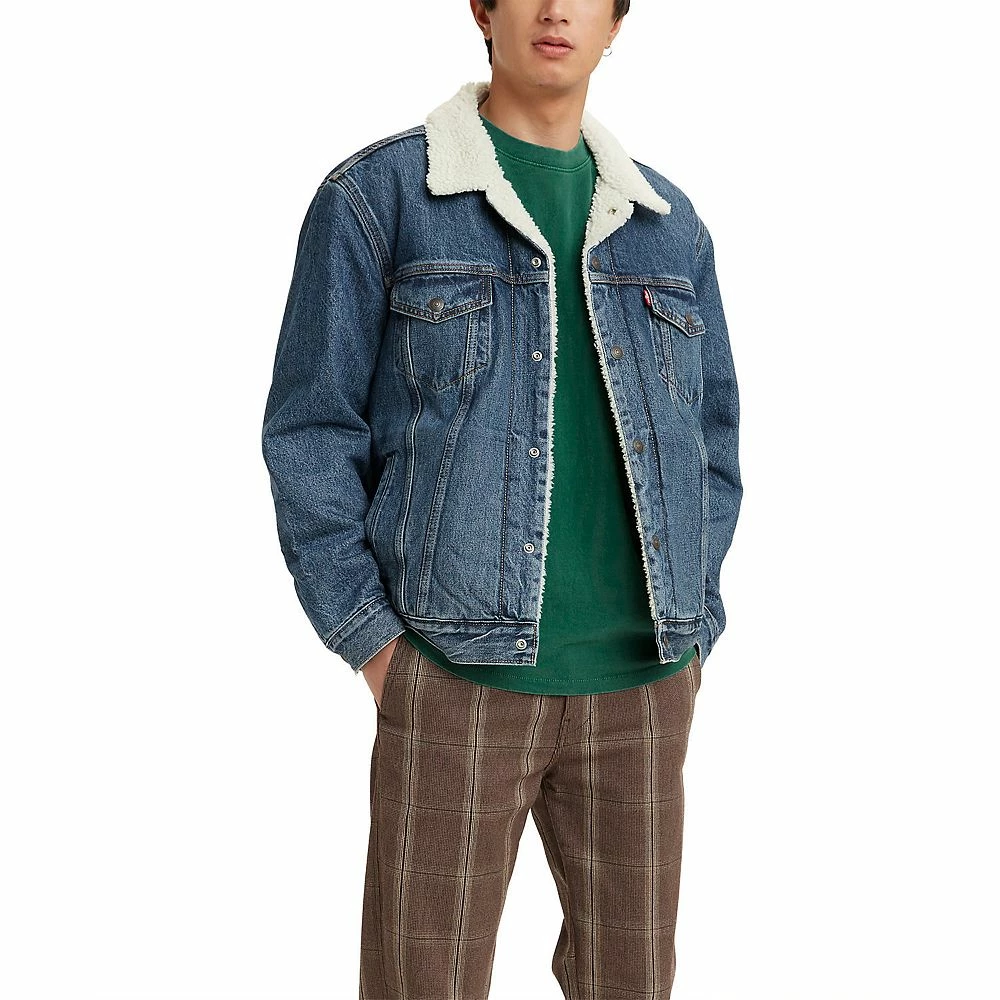 Men's Levi's® Sherpa-Lined Trucker Jacket 7 Men's Levi's® Sherpa-Lined Trucker Jacket - Image 5