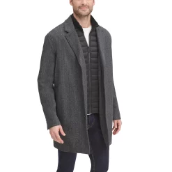 Men's Dockers® Midweight Wool-Blend Topcoat with Quilted Bib -Outdoor Clothing Sales 3799953 ALT5