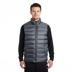 Big & Tall Excelled Insulated Puffer Vest 8 Big & Tall Excelled Insulated Puffer Vest -Outdoor Clothing Sales 3813807 Granite Heather