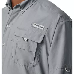 Men's Columbia PFG Bahama II Long Sleeve Woven Shirt -Outdoor Clothing Sales 3841979 ALT3