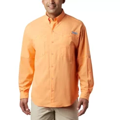 Men's Columbia PFG Tamiami™ II Long Sleeve Shirt 14 Men's Columbia PFG Tamiami™ II Long Sleeve Shirt -Outdoor Clothing Sales 3842791 Bright Nectar