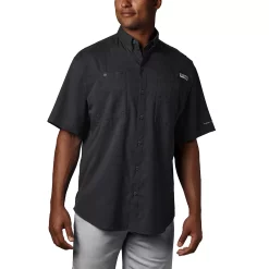 Men's Columbia PFG Tamiami™ II Short Sleeve Shirt -Outdoor Clothing Sales 3842914 Black