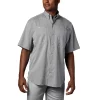 Men's Columbia PFG Tamiami™ II Short Sleeve Shirt -Outdoor Clothing Sales 3842914 Cool Gray