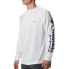 Men's Columbia PFG Terminal Tackle™ Long Sleeve Tee -Outdoor Clothing Sales 3842932 White