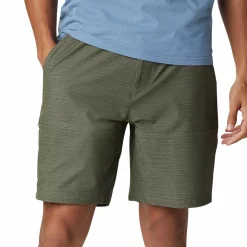 Men's Columbia Twisted Creek Shorts -Outdoor Clothing Sales 3846394 Stone Green Heather